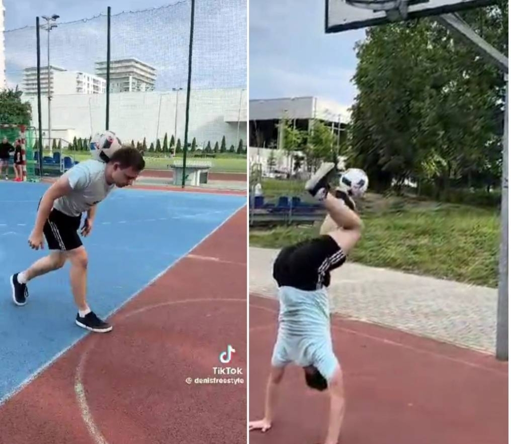 وصف بالساحر.. شاهد: وصلة مذهلة لتحكم شاب بالكرة