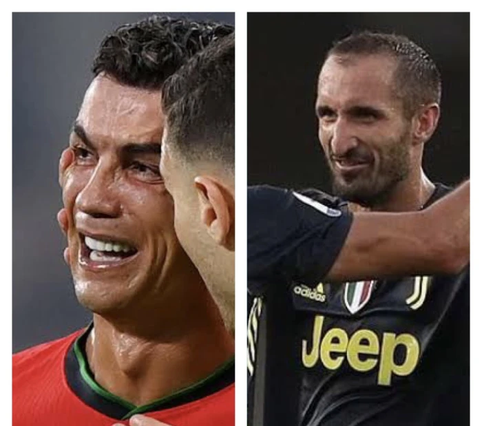 تعليق مفاجئ من كيليني على لقطة بكاء كريستيانو رونالدو في اليورو!