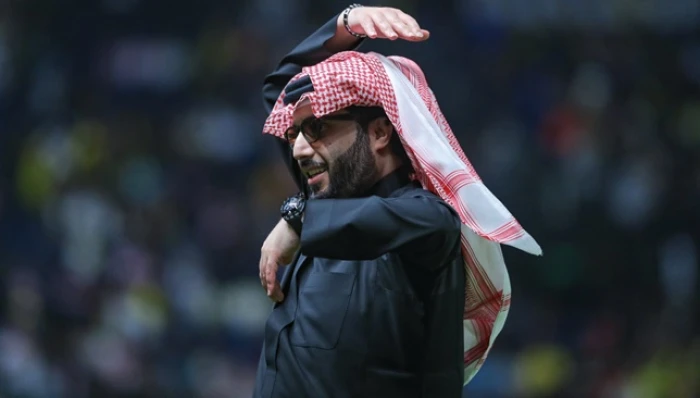 تعليق مفاجئ من تركي آل الشيخ بشأن مباراة النصر وألميريا الإسباني