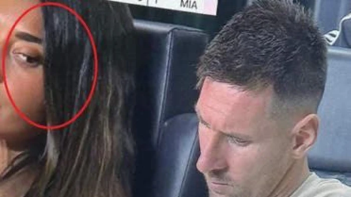 صورة تكشف واقعة مثيرة للجدل بين ميسي وزوجته