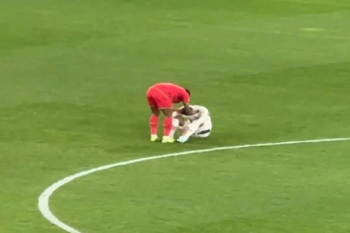 شاهد.. بكاء مصعب الجوير بعد الخروج من كأس الخليج