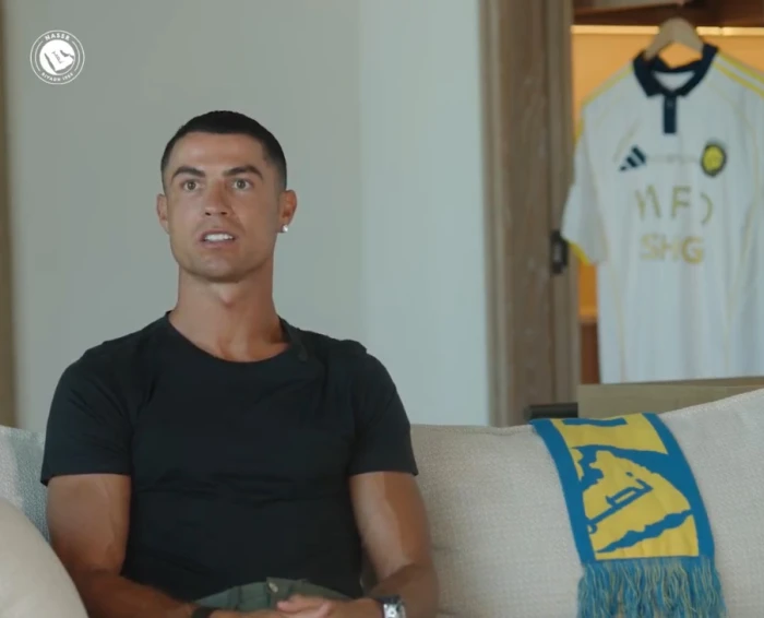بالفيديو.. رونالدو: أحمل مسؤولية لإحداث تغيير ليس في النصر فقط بل في السعودية وهذا هو هدفي