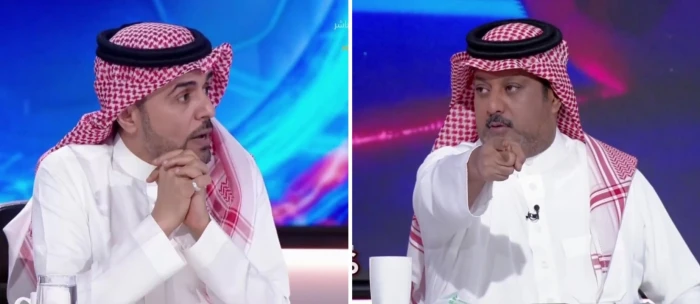 بالفيديو.. العجمة لـ عيد الثقيل: هل يستطيع عبدالإله العمري أن يفعل ما يفعله مع الهلال أو الاتحاد أو الأهلي؟.. والأخير يرد