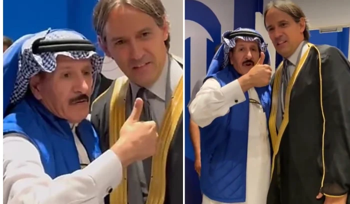 بالفيديو.. "الفريان" يُلبس البشت لـ إنزاغي بعد الفوز أمام الأخدود