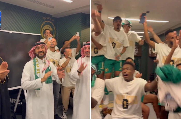 بالفيديو: فرحة وزير الرياضة بتأهل المنتخب السعودي لكأس العالم 2026