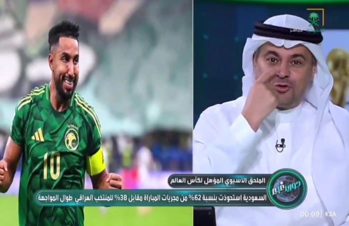 بالفيديو.. الشنيف يعلق على دموع سالم الدوسري بعد التأهل لكأس العالم