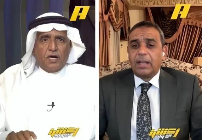 بالفيديو.. خلاف على الهواء بين محمد فودة وسمير عثمان بشأن حالة تحكيمية في مباراة النصر والحزم