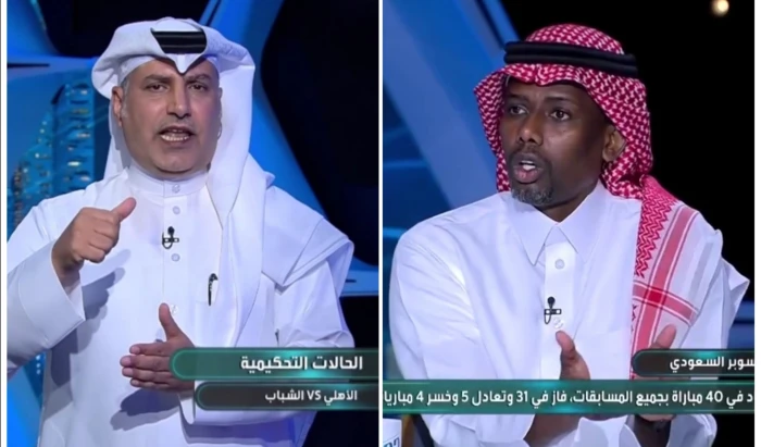 بالفيديو.. المنتشري لـ القحطاني:  هل وقت احتساب ركلة الجزاء لصالح النصر في الدقيقة 100 صحيح؟.. والأخير يرد