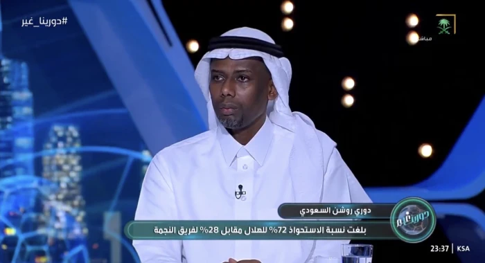 "تصرف همجي".. بالفيديو: المنتشري يعلق على طرد "لازارو" لاعب النجمة أمام الهلال