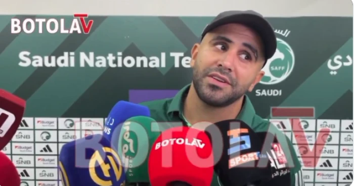 «نوبة ضحك».. بالفيديو.. رد رياض محرز على تصريحات محمد نور!