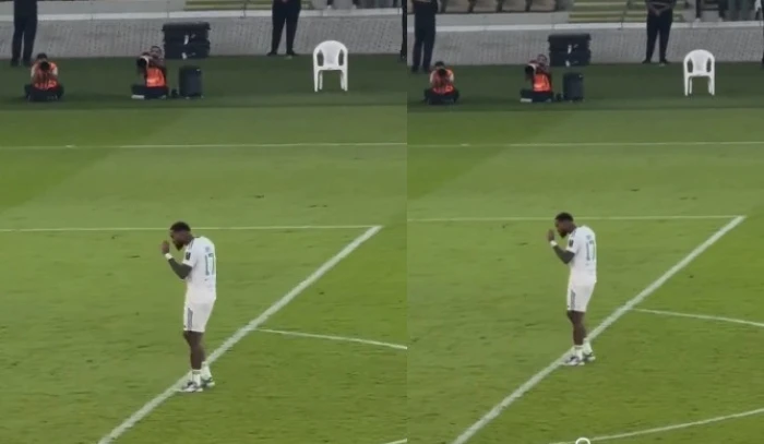 بالفيديو.. لحظة استفزاز إيفان توني محترف الأهلي  لحارس القادسية في ركلات الترجيح