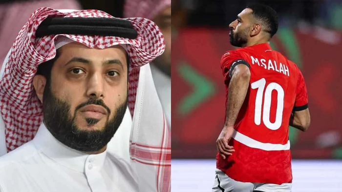 تركي آل الشيخ يفاجئ محمد صلاح «صورة»