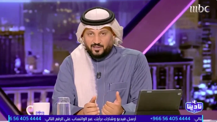 «ما تعودنا على هذا الأمر».. بالفيديو.. رسائل الحميدي بشأن إعلان نادي الفتح!