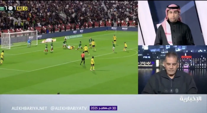 بالفيديو.. جمال الغندور يحسم الجدل حول هدف النصر الثاني أمام الاتفاق
