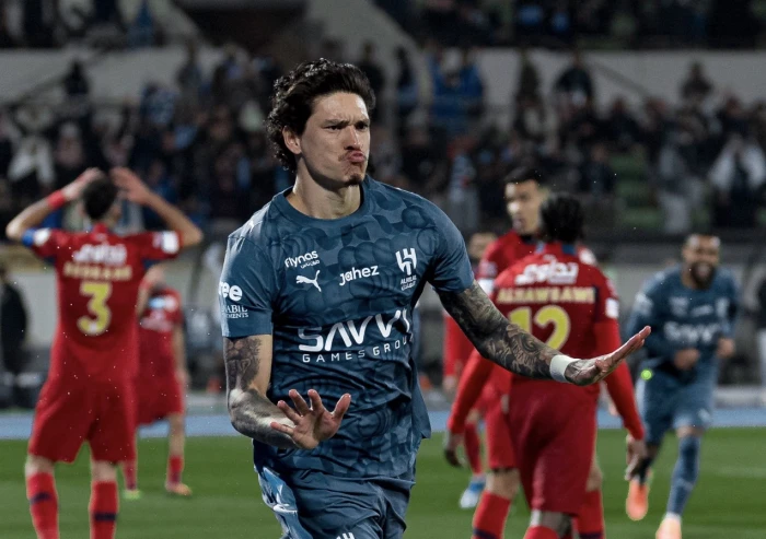 داروين نونيز يوجه رسالة لجماهير الهلال «صورة»