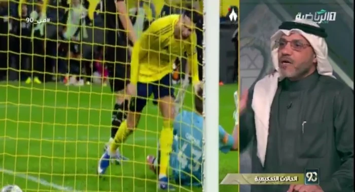 بالفيديو.. نواف شكرالله يعلق على لقطة كريستيانو رونالدو المثيرة مع حارس الشباب