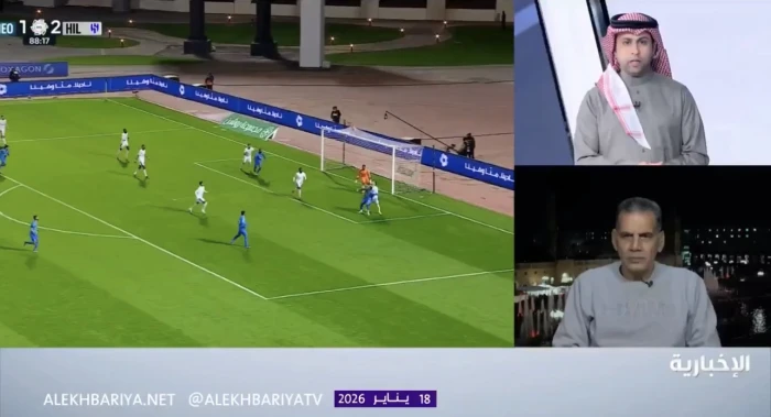 بالفيديو.. الغندور يحسم الجدل بشأن لقطة سلمان الفرج المثيرة في مباراة نيوم والهلال