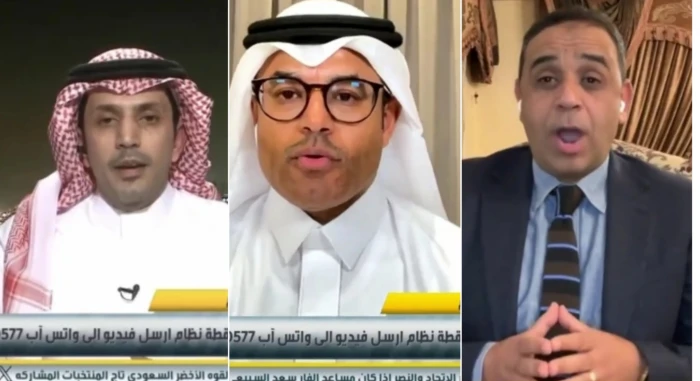 بالفيديو.. جدل بين الزلال والشيخ حول حالة تحكيمية شهدتها مباراة النصر والشباب.. وسمير عثمان يحسمها