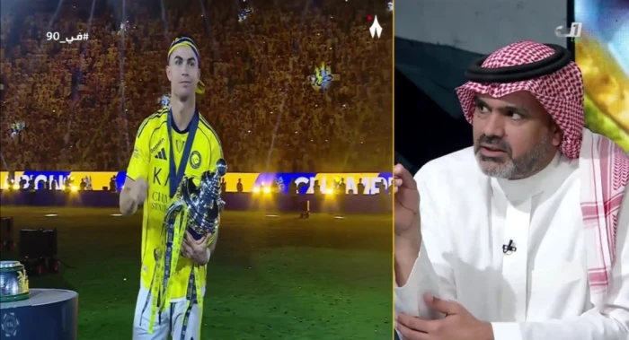 بالفيديو.. البلوي يفسر حركة رونالدو أثناء التتويج بلقب الدوري