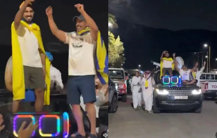 بالفيديو.. جمهور النصر في الكويت يحتفلون بطريقة لافتة