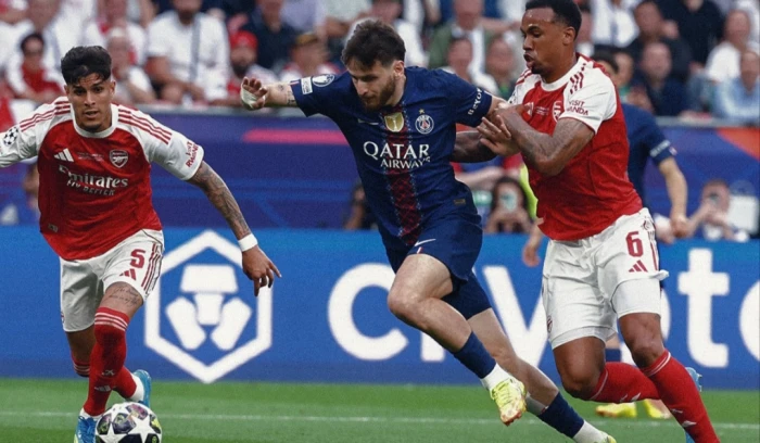 بالفيديو.. باريس سان جيرمان بطلاً لدوري أبطال أوروبا بعد الفوز على أرسنال بركلات الترجيح