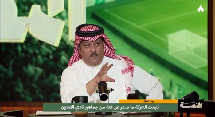 بالفيديو.. تركي العجمة يعلق على التصرف الذي حدث خلال مباراة الهلال والتعاون